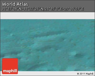 Satellite 3D Map of the Area around 71° 22' 52" N, 24° 43' 30" E