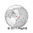 Outline Map of the Area around 71° 22' 52" N, 2° 28' 30" W, rectangular outline