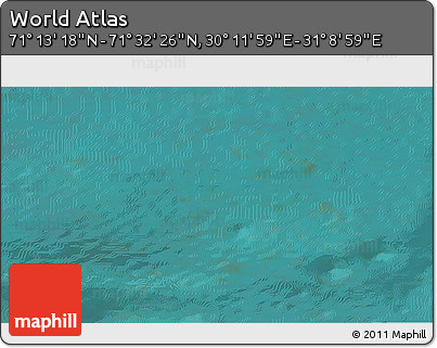 Satellite 3D Map of the Area around 71° 22' 52" N, 30° 40' 29" E
