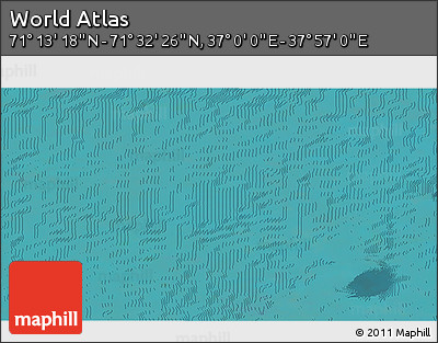 Satellite 3D Map of the Area around 71° 22' 52" N, 37° 28' 30" E