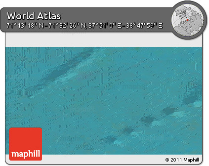 Satellite 3D Map of the Area around 71° 22' 52" N, 38° 19' 30" E