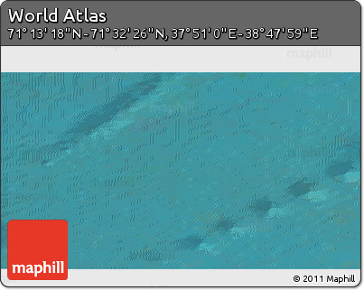 Satellite 3D Map of the Area around 71° 22' 52" N, 38° 19' 30" E