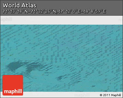 Satellite 3D Map of the Area around 71° 22' 52" N, 47° 40' 29" E