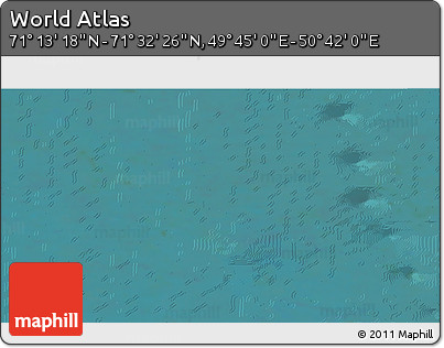 Satellite 3D Map of the Area around 71° 22' 52" N, 50° 13' 30" E