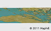 Satellite Panoramic Map of the area around 71° 22' 52" N, 52° 46' 29" E