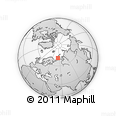 Outline Map of the Area around 71° 22' 52" N, 53° 37' 30" E, rectangular outline