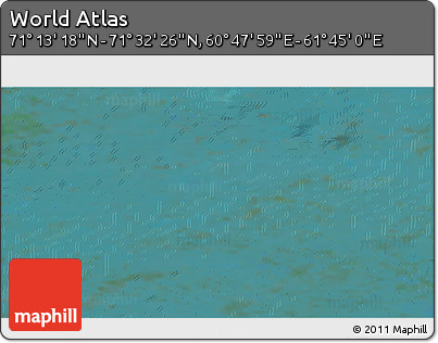 Satellite 3D Map of the Area around 71° 22' 52" N, 61° 16' 29" E