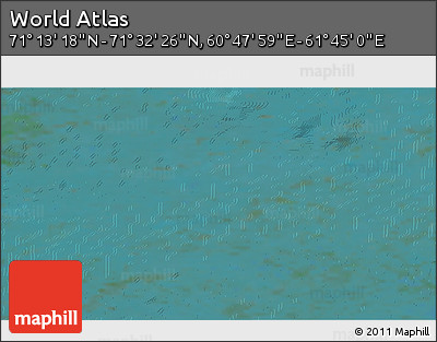 Satellite 3D Map of the Area around 71° 22' 52" N, 61° 16' 29" E