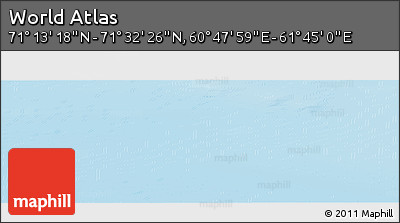 Physical Panoramic Map of the Area around 71° 22' 52" N, 61° 16' 29" E