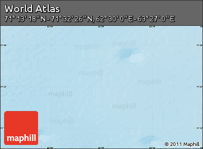 Physical Map of the Area around 71° 22' 52" N, 62° 58' 30" E