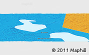 Political Panoramic Map of the area around 71° 22' 52" N, 79° 7' 30" E