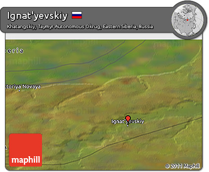 Satellite 3D Map of Ignat'yevskiy