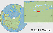 Savanna Style Location Map of Kononovskiy