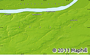 Physical Map of the area around 71° 39' 56" N, 101° 13' 29" E