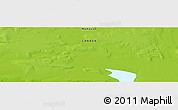 Physical Panoramic Map of the area around 71° 39' 56" N, 106° 10' 30" W