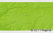 Physical 3D Map of the area around 71° 39' 56" N, 115° 40' 30" E