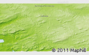 Physical 3D Map of the area around 71° 39' 56" N, 117° 13' 29" W