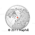 Outline Map of the Area around 71° 39' 56" N, 11° 7' 30" E, rectangular outline