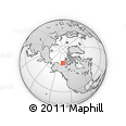 Outline Map of the Area around 71° 39' 56" N, 131° 40' 30" W, rectangular outline