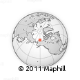 Outline Map of the Area around 71° 39' 56" N, 150° 22' 30" W, rectangular outline