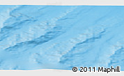 Physical 3D Map of the area around 71° 39' 56" N, 151° 13' 29" W