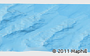 Political 3D Map of the area around 71° 39' 56" N, 151° 13' 29" W