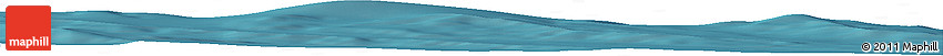 Satellite Horizon Map of the Area around 71° 39' 56" N, 151° 13' 29" W