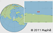 Savanna Style Location Map of the area around 71° 39' 56" N, 151° 13' 29" W