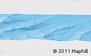 Physical Panoramic Map of the area around 71° 39' 56" N, 151° 13' 29" W