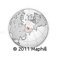 Outline Map of the Area around 71° 39' 56" N, 153° 4' 29" E, rectangular outline