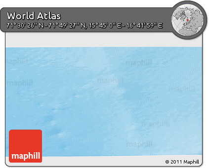 Physical 3D Map of the Area around 71° 39' 56" N, 16° 13' 30" E