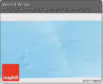 Physical 3D Map of the Area around 71° 39' 56" N, 16° 13' 30" E