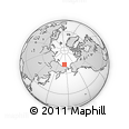 Outline Map of the Area around 71° 39' 56" N, 174° 19' 29" E, rectangular outline