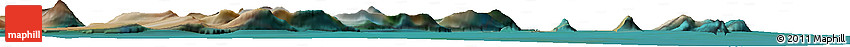 Satellite Horizon Map of the Area around 71° 39' 56" N, 22° 1' 29" W Satellite Horizon Map of the Area around 71° 39' 56" N, 22° 1' 29" W