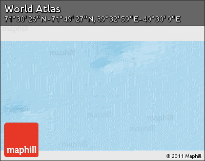 Physical 3D Map of the Area around 71° 39' 56" N, 40° 1' 29" E