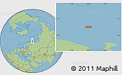 Savanna Style Location Map of the area around 71° 39' 56" N, 40° 52' 30" E