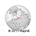 Outline Map of the Area around 71° 39' 56" N, 45° 7' 30" E, rectangular outline