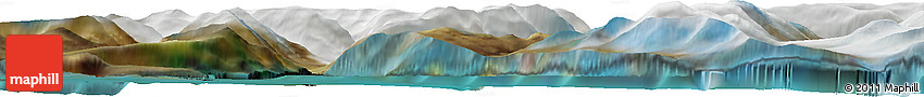 Satellite Horizon Map of the Area around 71° 39' 56" N, 52° 37' 30" W