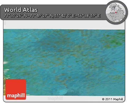 Satellite 3D Map of the Area around 71° 39' 56" N, 56° 10' 29" E