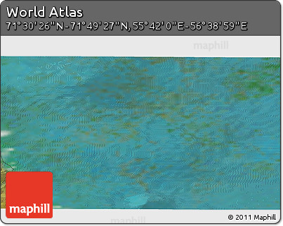 Satellite 3D Map of the Area around 71° 39' 56" N, 56° 10' 29" E