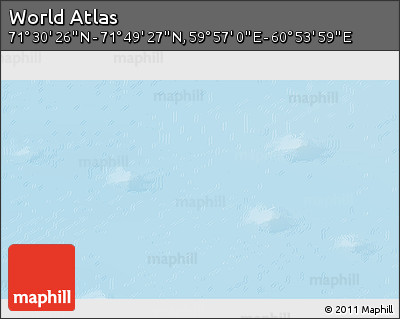 Physical 3D Map of the Area around 71° 39' 56" N, 60° 25' 29" E