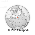 Outline Map of the Area around 71° 39' 56" N, 62° 7' 30" E, rectangular outline