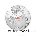 Outline Map of the Area around 71° 39' 56" N, 67° 13' 29" E, rectangular outline