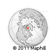 Outline Map of the Area around 71° 39' 56" N, 73° 1' 30" W, rectangular outline