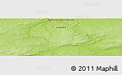 Physical Panoramic Map of the area around 71° 56' 54" N, 115° 31' 30" W