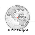 Outline Map of the Area around 71° 56' 54" N, 133° 22' 30" W, rectangular outline