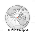 Outline Map of the Area around 71° 56' 54" N, 135° 55' 30" W, rectangular outline