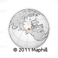 Outline Map of the Area around 71° 56' 54" N, 144° 25' 30" W, rectangular outline