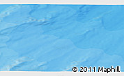 Political 3D Map of the area around 71° 56' 54" N, 151° 13' 29" W