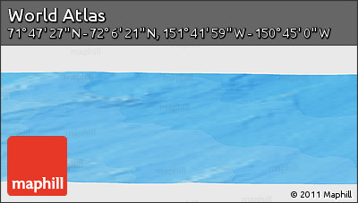 Political Panoramic Map of the Area around 71° 56' 54" N, 151° 13' 29" W